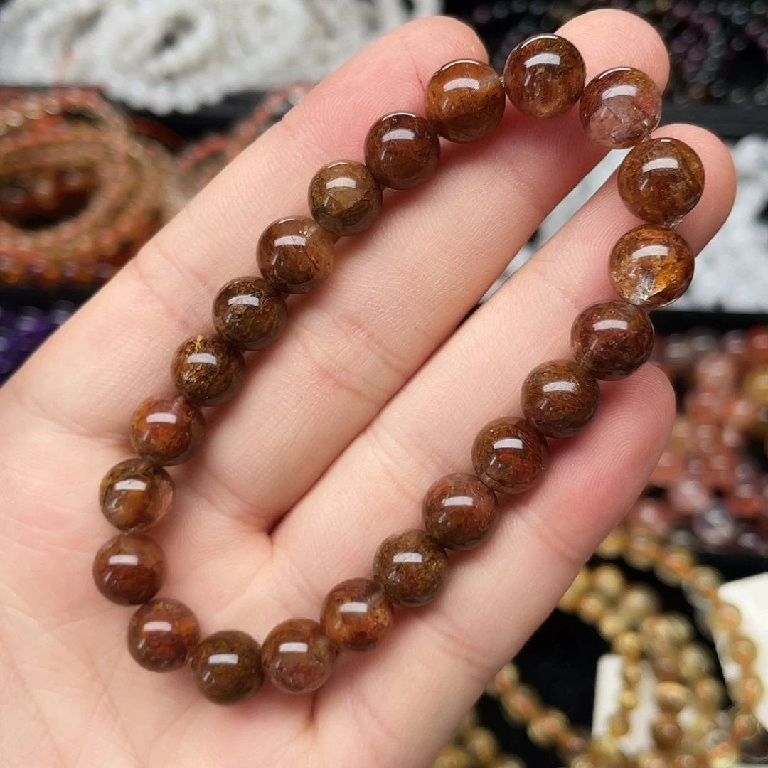 水晶手链未镶嵌红泥闪灵钻9.3