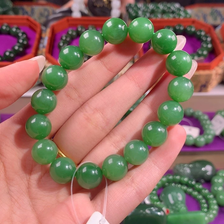 和田玉（碧玉）未镶嵌手串
