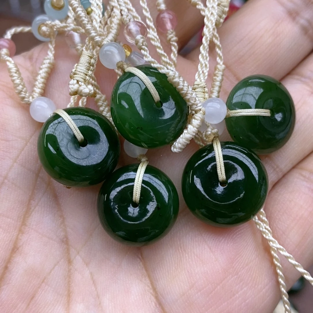 和田玉未镶嵌吊坠(不含链)卡17