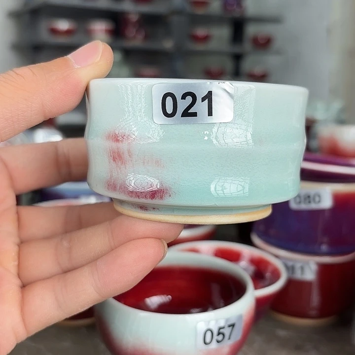 021纯手工拉坯钧瓷原矿釉主人杯