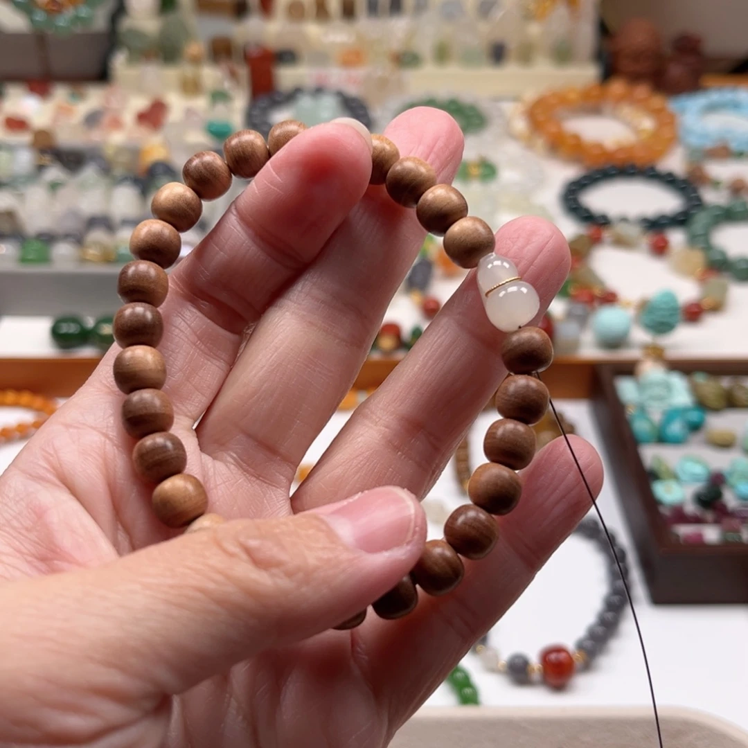 俺****手串/手链檀香木单圈手串