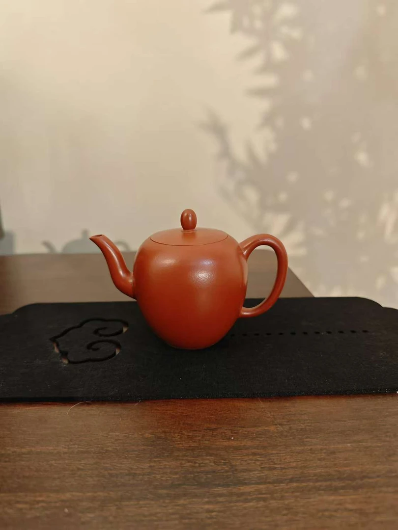 《朱泥美人肩》-容量190cc-紫砂- jhz