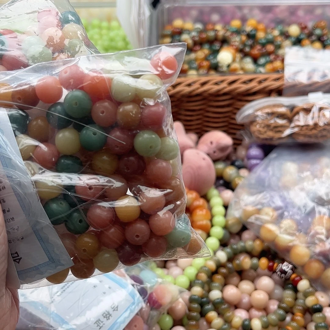 白玉菩提吊坠a/10mm/100颗锅底