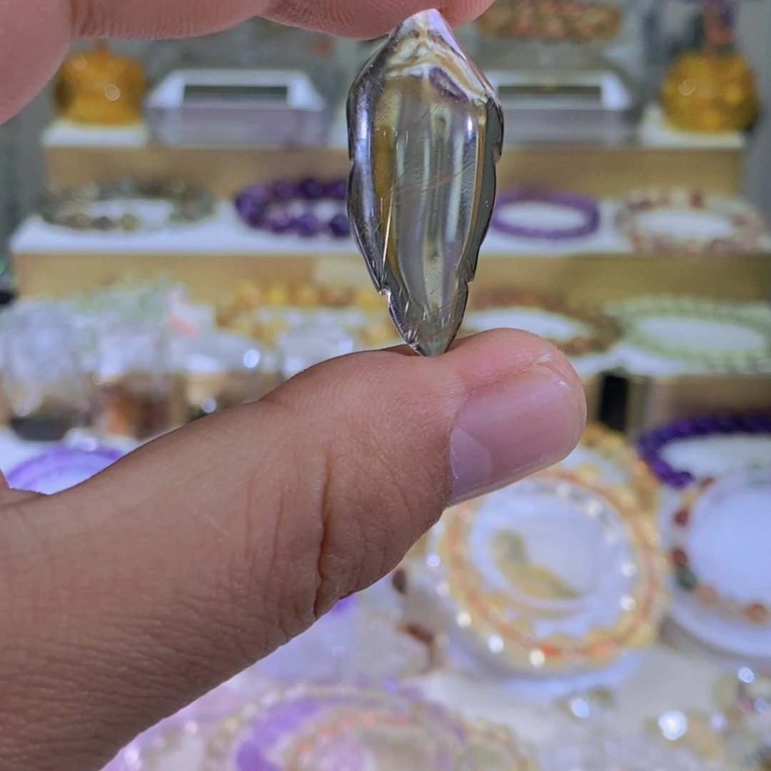 手链未镶嵌水晶发金枫叶吊坠