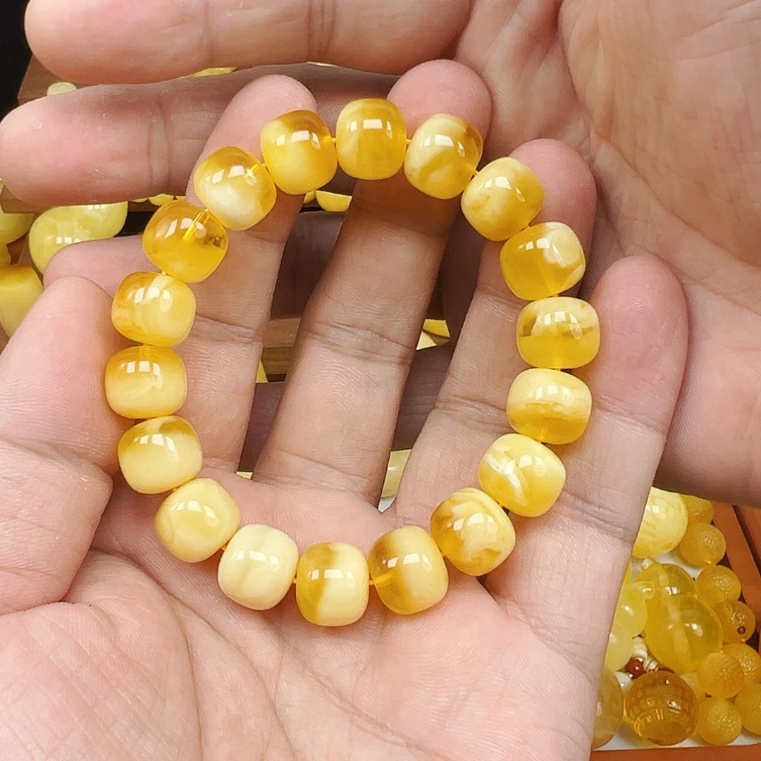 蜜蜡未镶嵌珠宝奇石Ｍ*Ｇ单圈