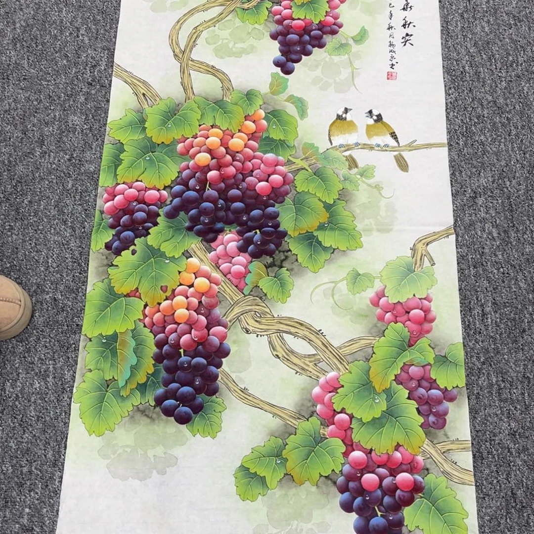 国画纯手绘字画教程分享