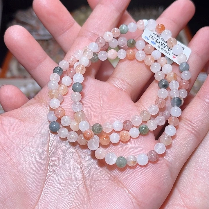 水晶手链未镶嵌101号主图手串  5+