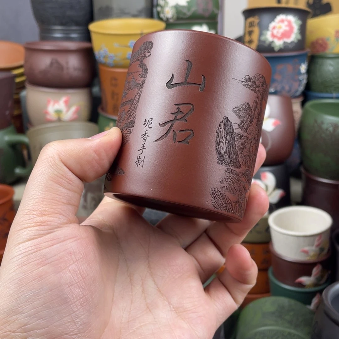 紫砂茶杯紫砂茶杯