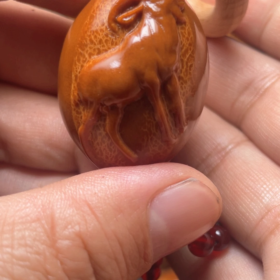 橄榄核手串/手链羊单子指环穿配3.4左右