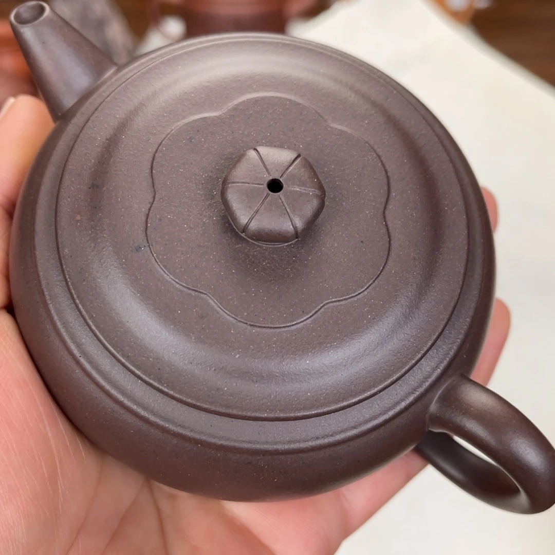 紫砂茶壶晨**事半手工制作170cc