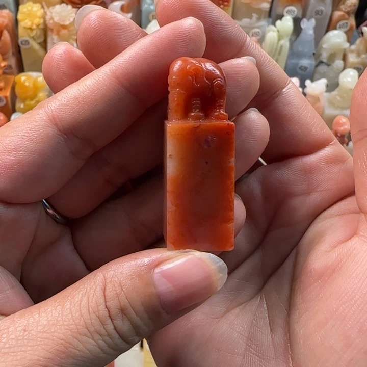 昌化石印石甜**?1.6厘米左右包刻字