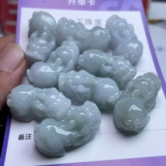 翡翠挂件未镶嵌多样性发货拍一发一