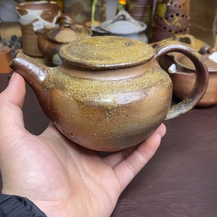 末石泰節大茶壶备前烧