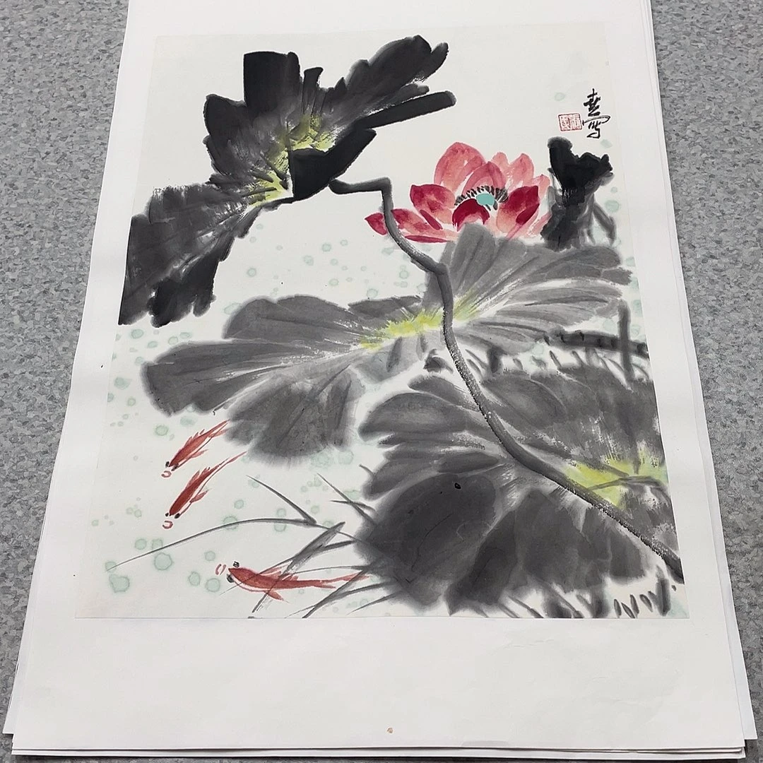国画1.4平尺国画作品