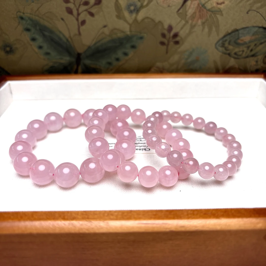 NBZB「奶爸珠宝」S1-254 粉水晶单圈手串手链多样性发其一