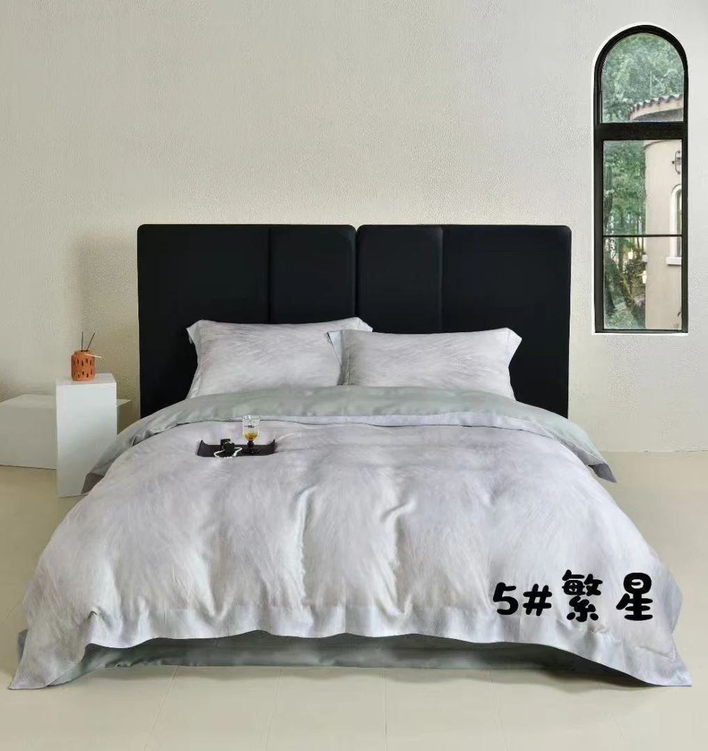 数码印花床盖款四件套标准微瑕～W782（繁星）