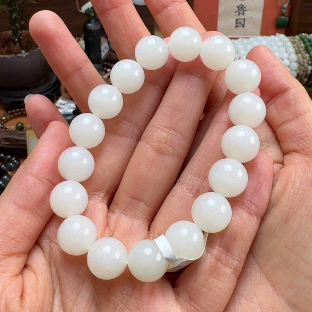 和田玉（糖玉）未镶嵌手链