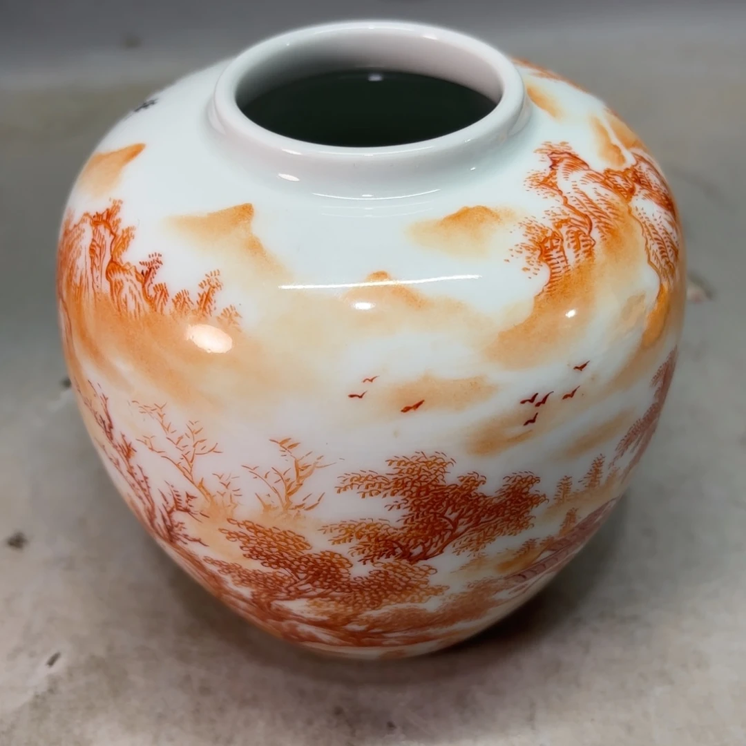 江***师摆件瓷精品高货工艺美术品细路摆件