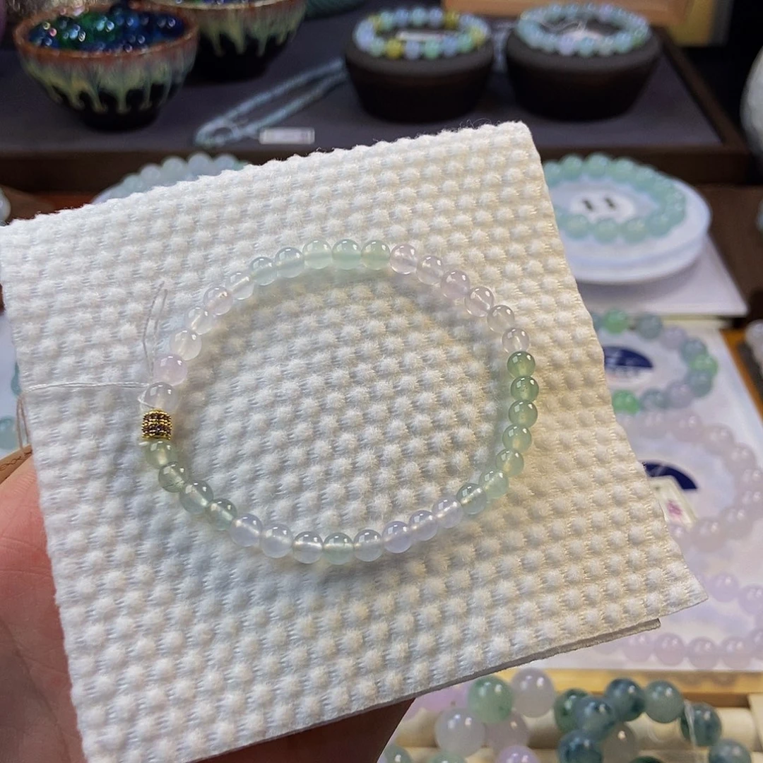 定制翡翠未镶嵌翡翠手串卡5