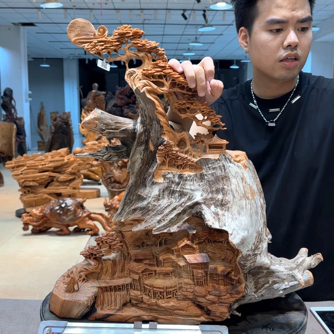 灬***过木工艺品摆件不包邮