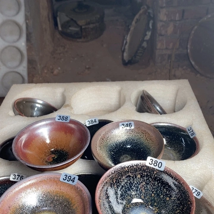 M***天茶盏388 346 394 380 建窑建盏主人杯