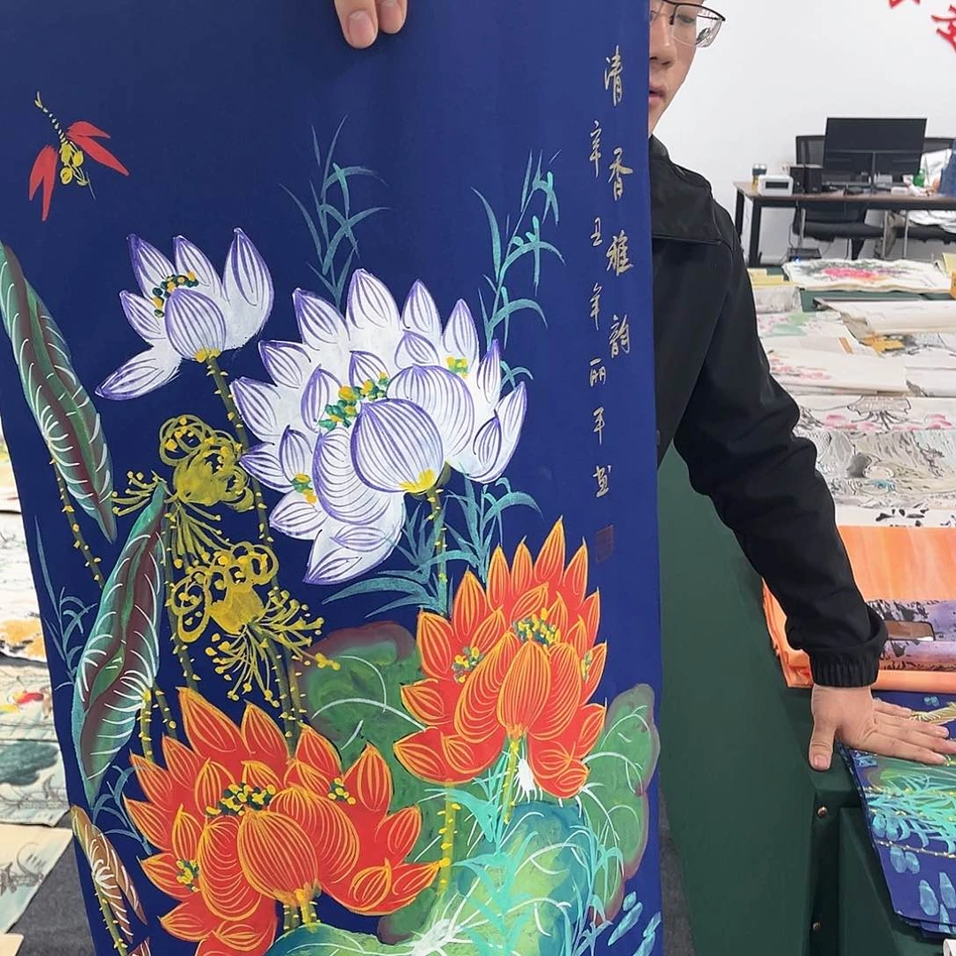 国画国画作品宣纸纯手绘