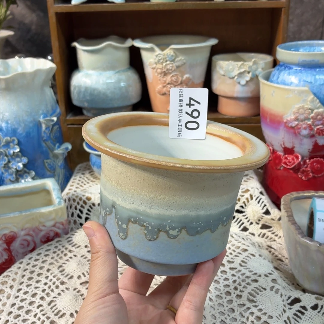 景德镇陶瓷花盆花盆