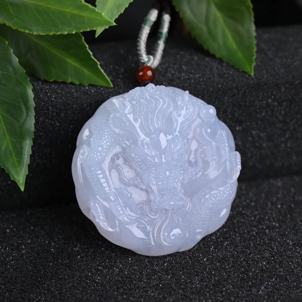 天然翡翠龙牌挂件（YP3033）