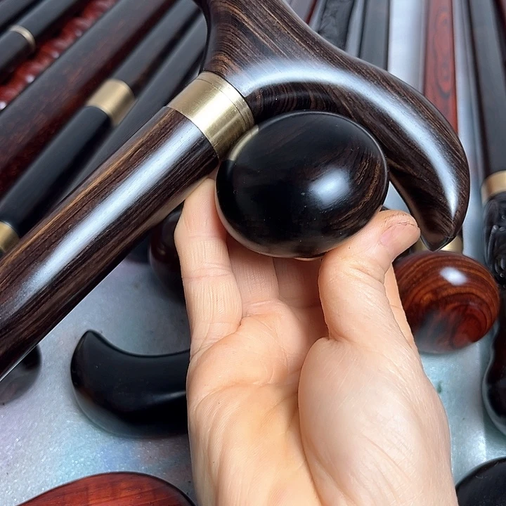 东非黑黄檀（紫光檀）紫光檀双头手杖