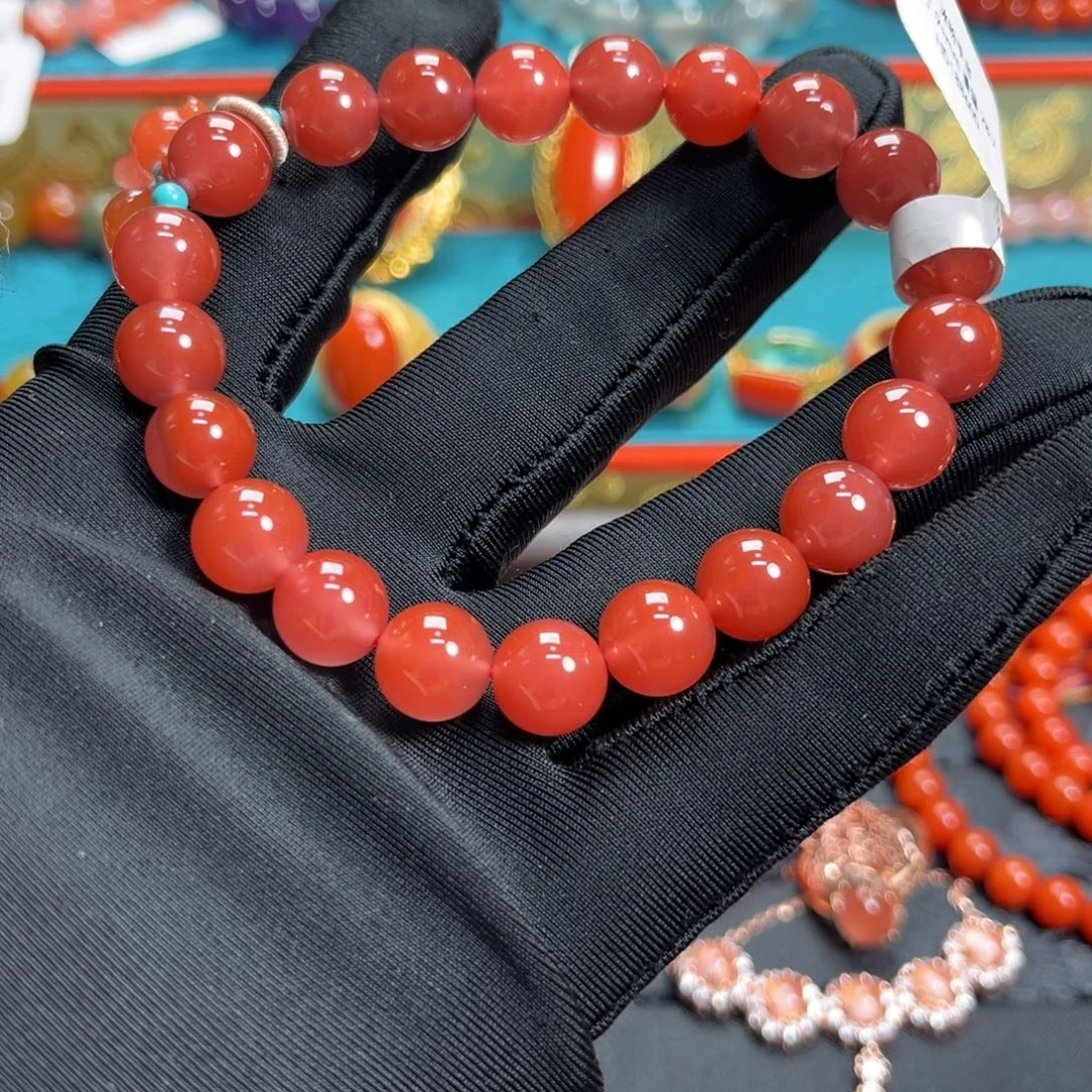 南红玛瑙未镶嵌手串