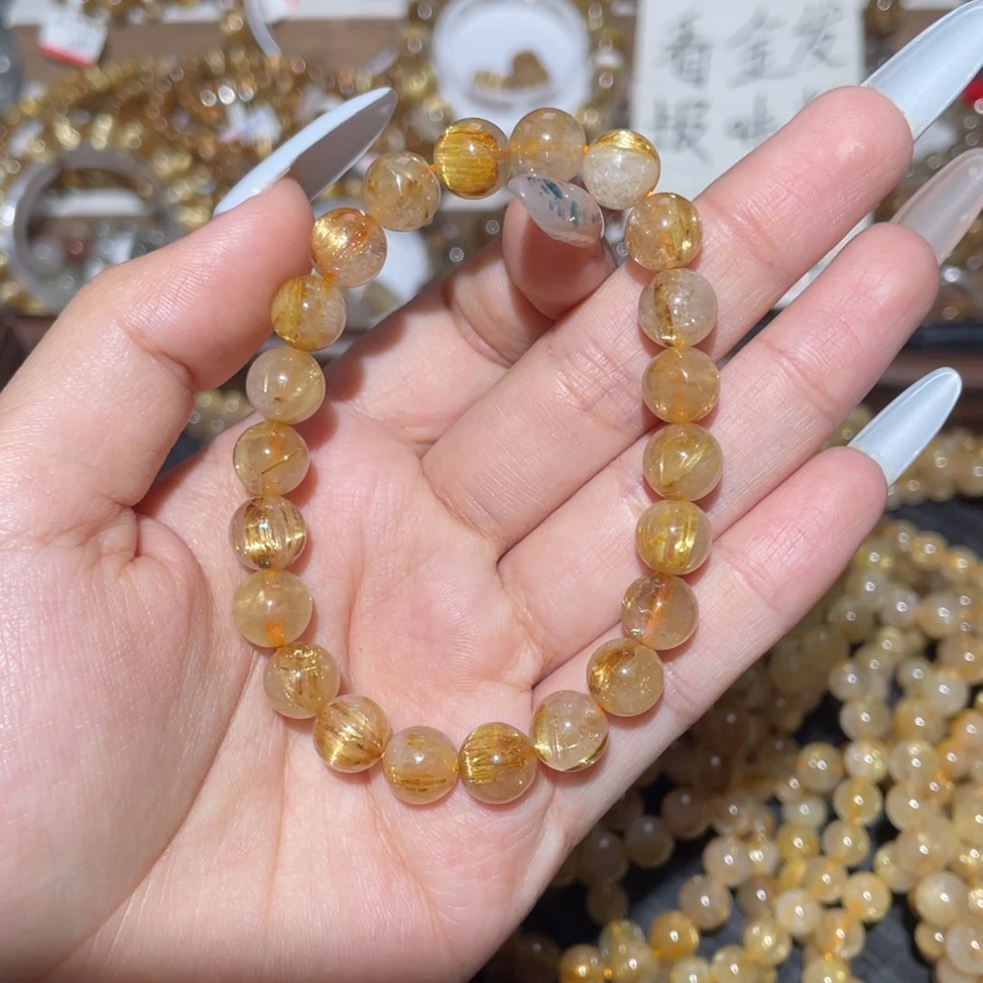 未镶嵌手链发晶那****?手链