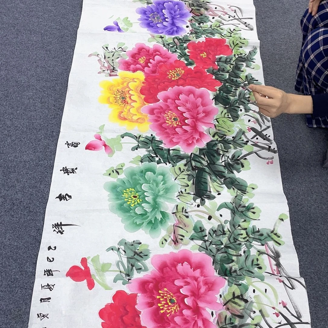 国画作品小姐姐放漏…
