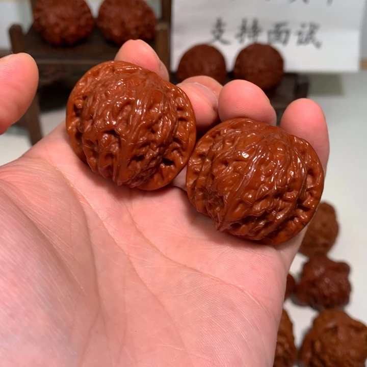 天***年桃核吊坠磨盘WCH#00#