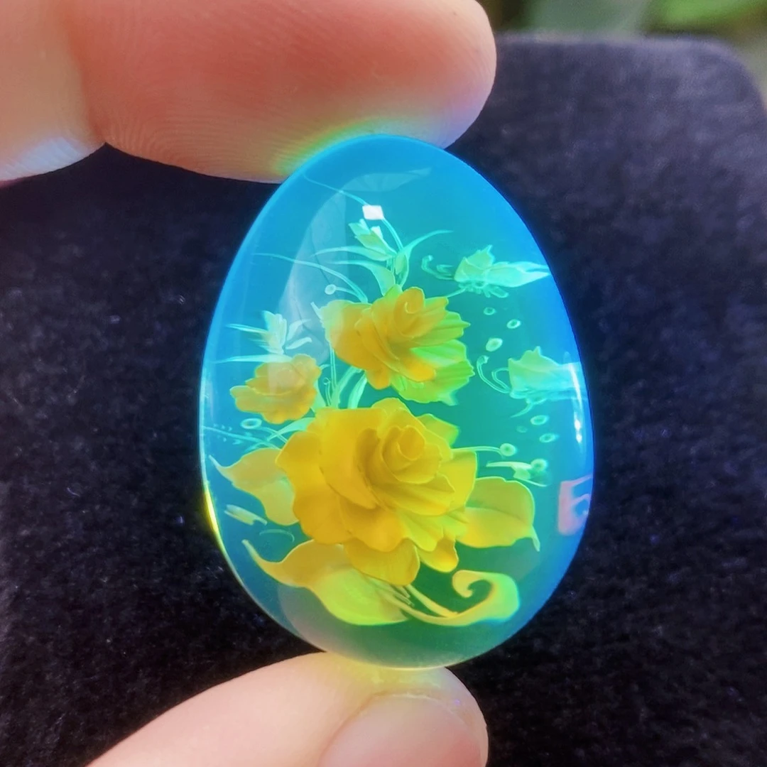 【闪购商品】蓝珀吊坠(不含链)未镶嵌