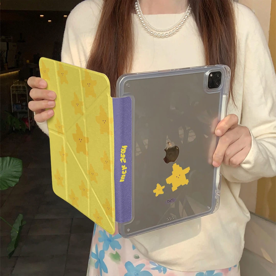 适用小米平板7保护套小米6pro保护壳pad六七代11英寸3加y折亚克力