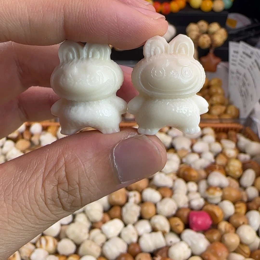 菩提根/象牙果吊坠白色拉布布10颗