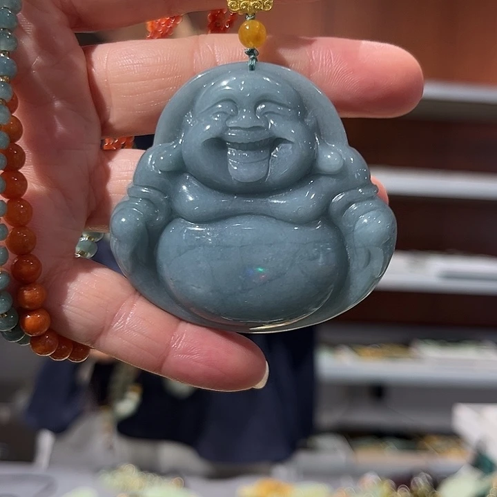 岫玉未镶嵌毛衣链