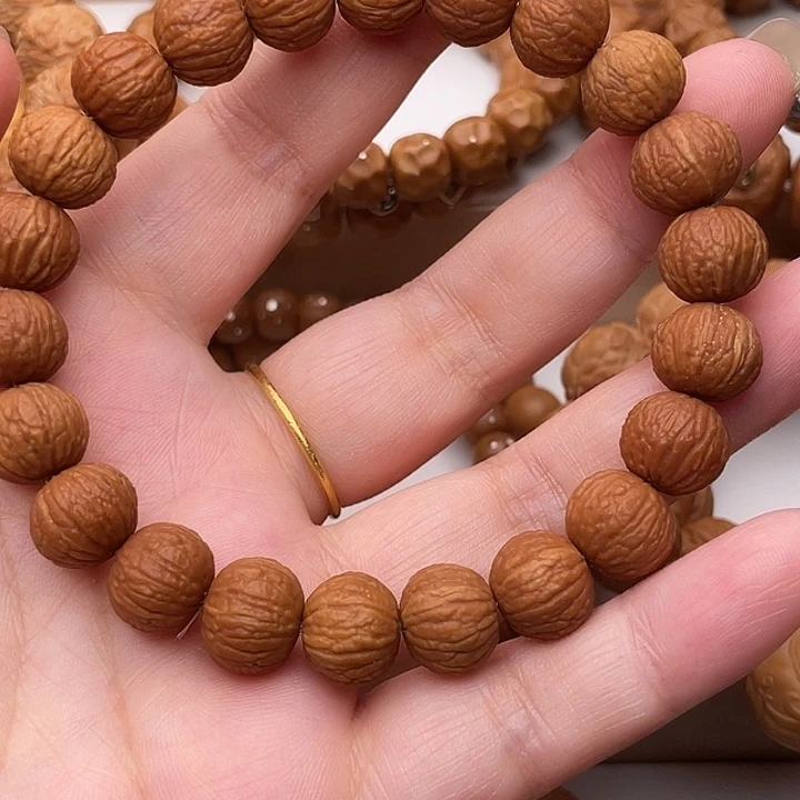核桃手串/手链微瑕麒麟凤羽11mm左右