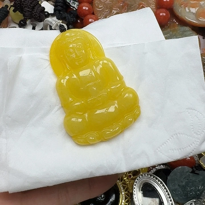 家***）颈饰未镶嵌翡翠翡翠