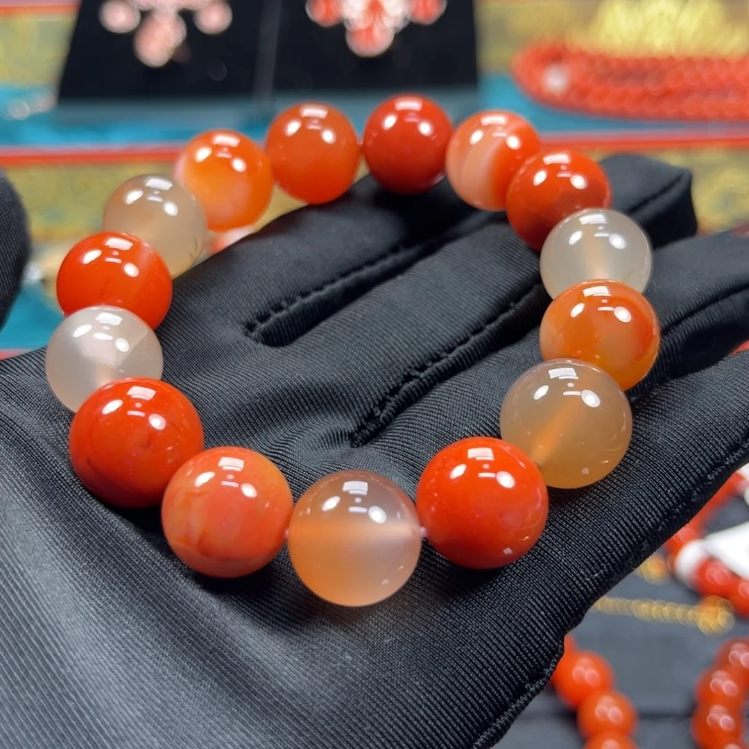 南红玛瑙未镶嵌手串