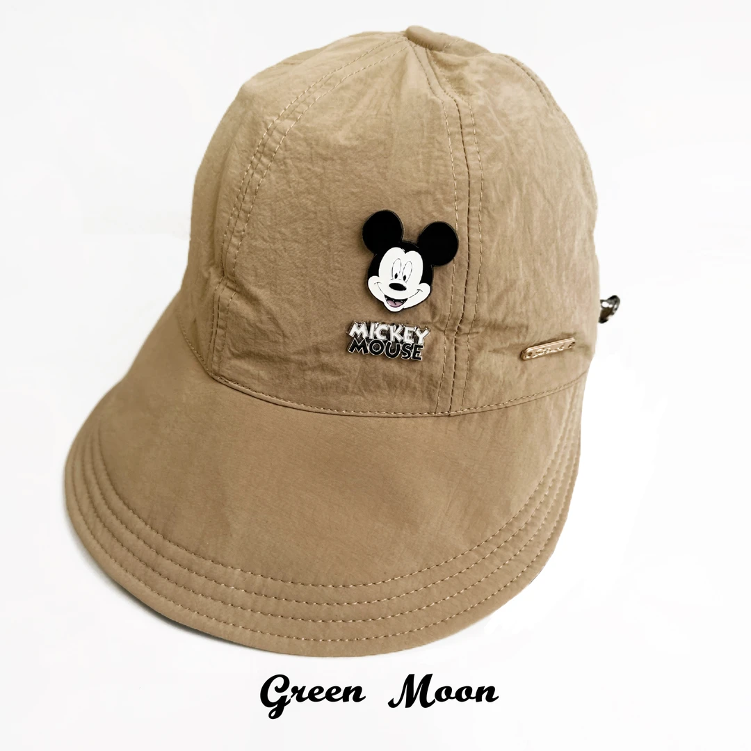 【原野映像】甜酷辣妹咖色卡通米老板帽子原创夏季