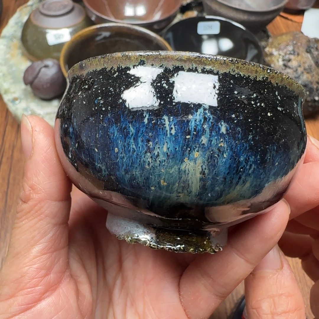 骚****柴烧建盏茶盏茶杯838