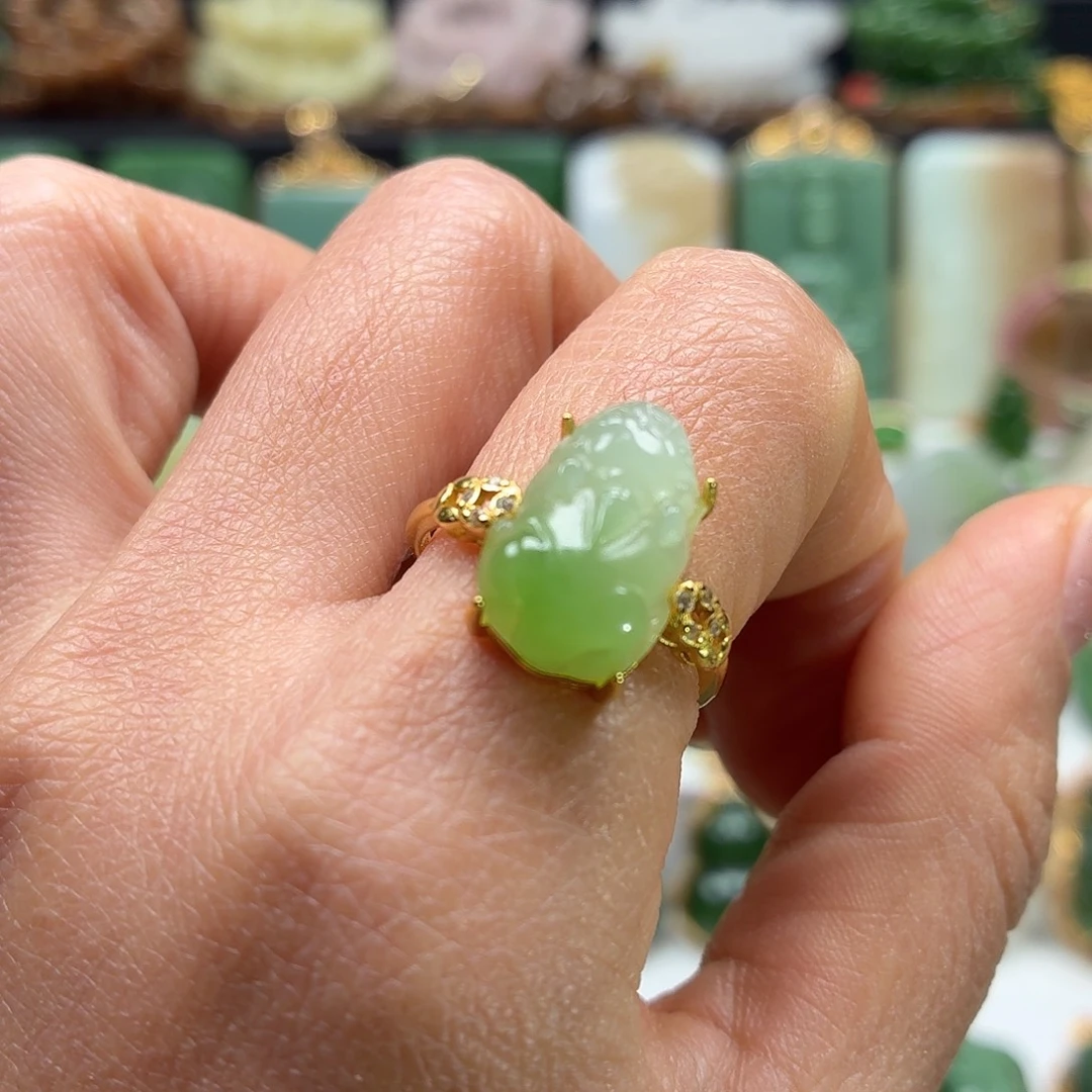 和田玉银S925镶嵌颈饰