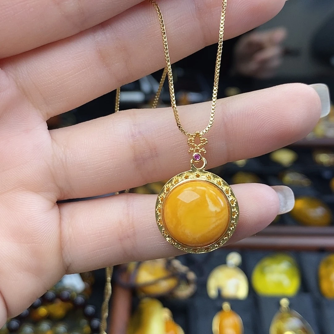 琥珀未镶嵌裸石成品