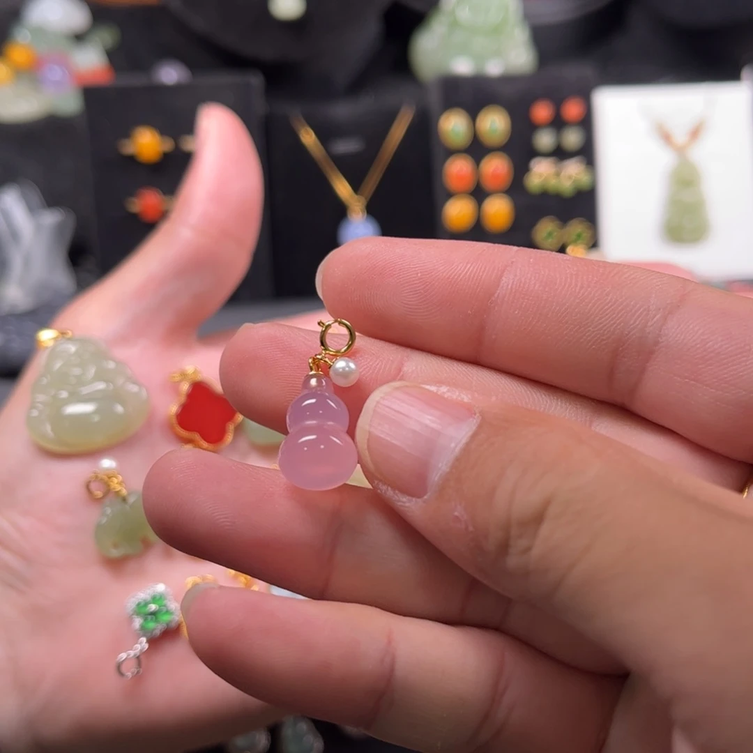 银S925镶嵌颈饰玛瑙/玉髓