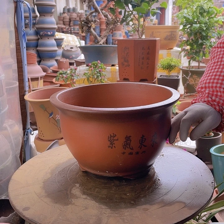 紫砂宜兴紫砂紫气东来30