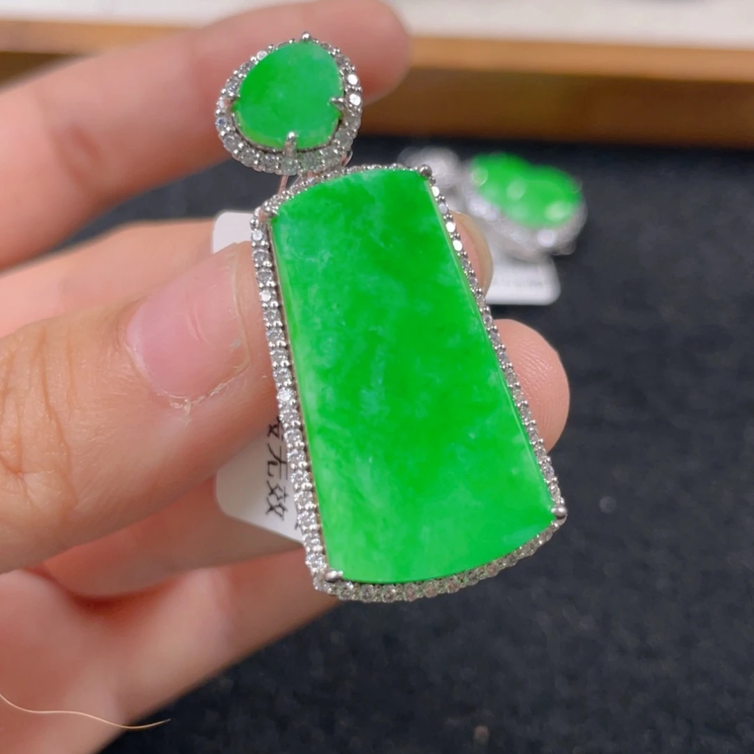 翡翠颈饰银S925镶嵌b n n n