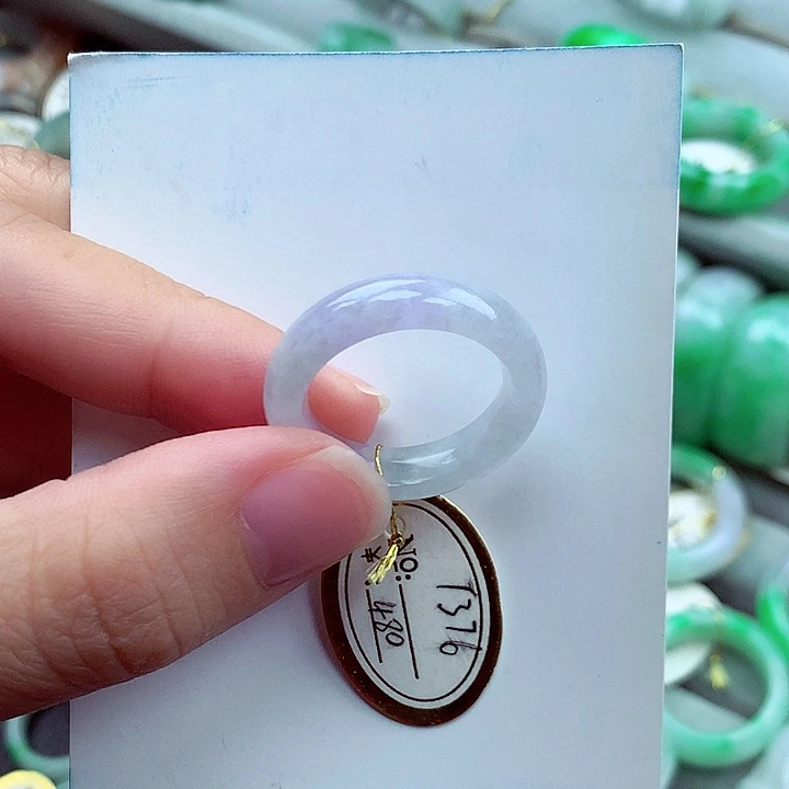 翡翠未镶嵌戒指18号