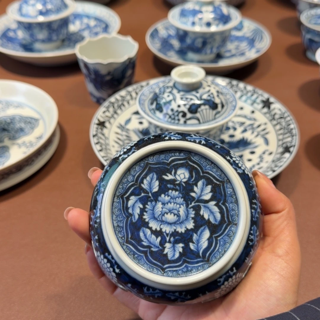 手绘茶具盖置福利