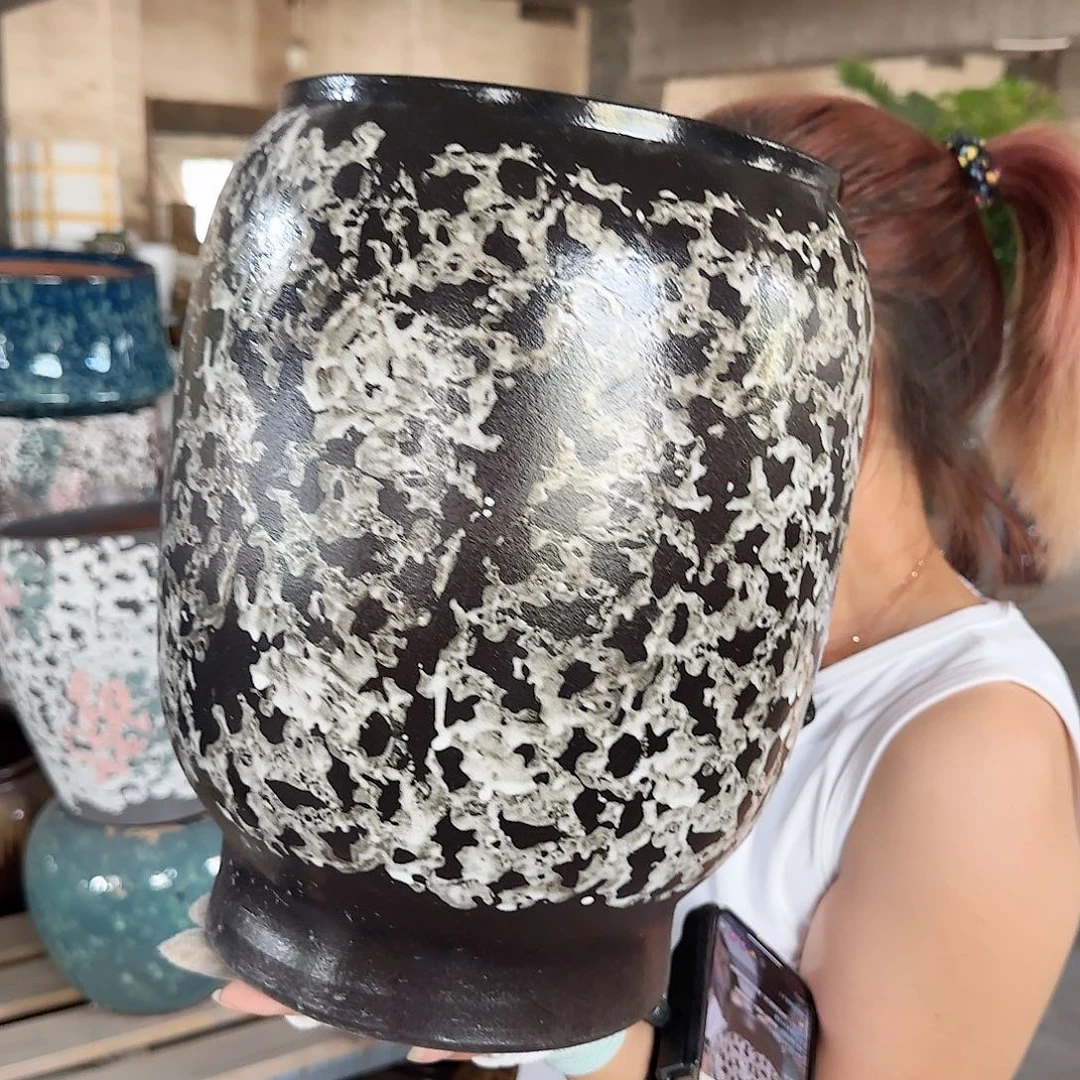 紫砂花盆王嫂花盆0811-726高31口21